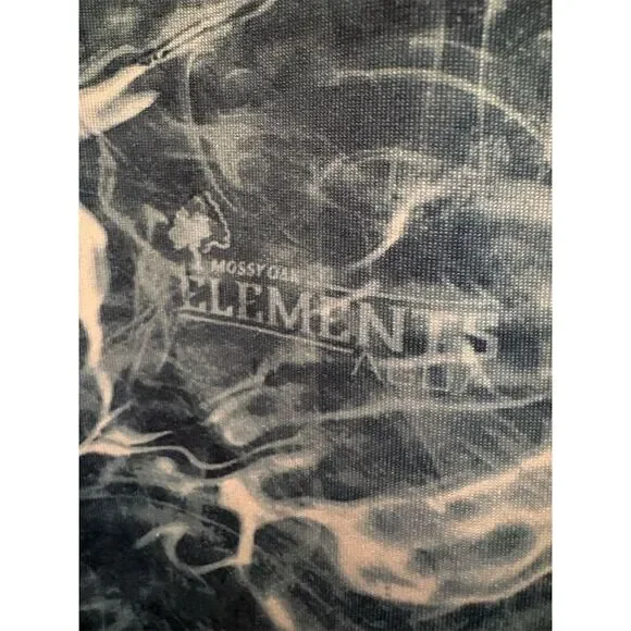 Mossy Oak Men's XL Green Rash Guard Swim Shirt UPF 40+ Long Sleeve - Picture 4 of 7